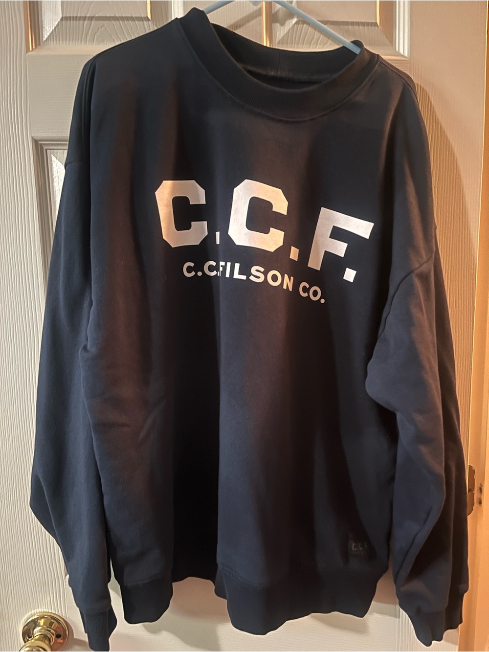C.C.F. Navy Crewneck Sweatshirt by